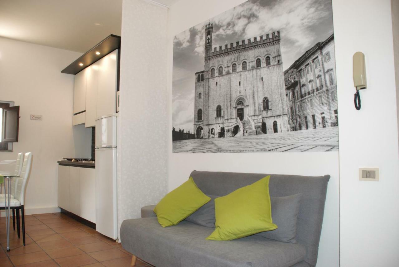 Ferienwohnung Happy House - Quartiere Monumentale Gubbio Exterior foto